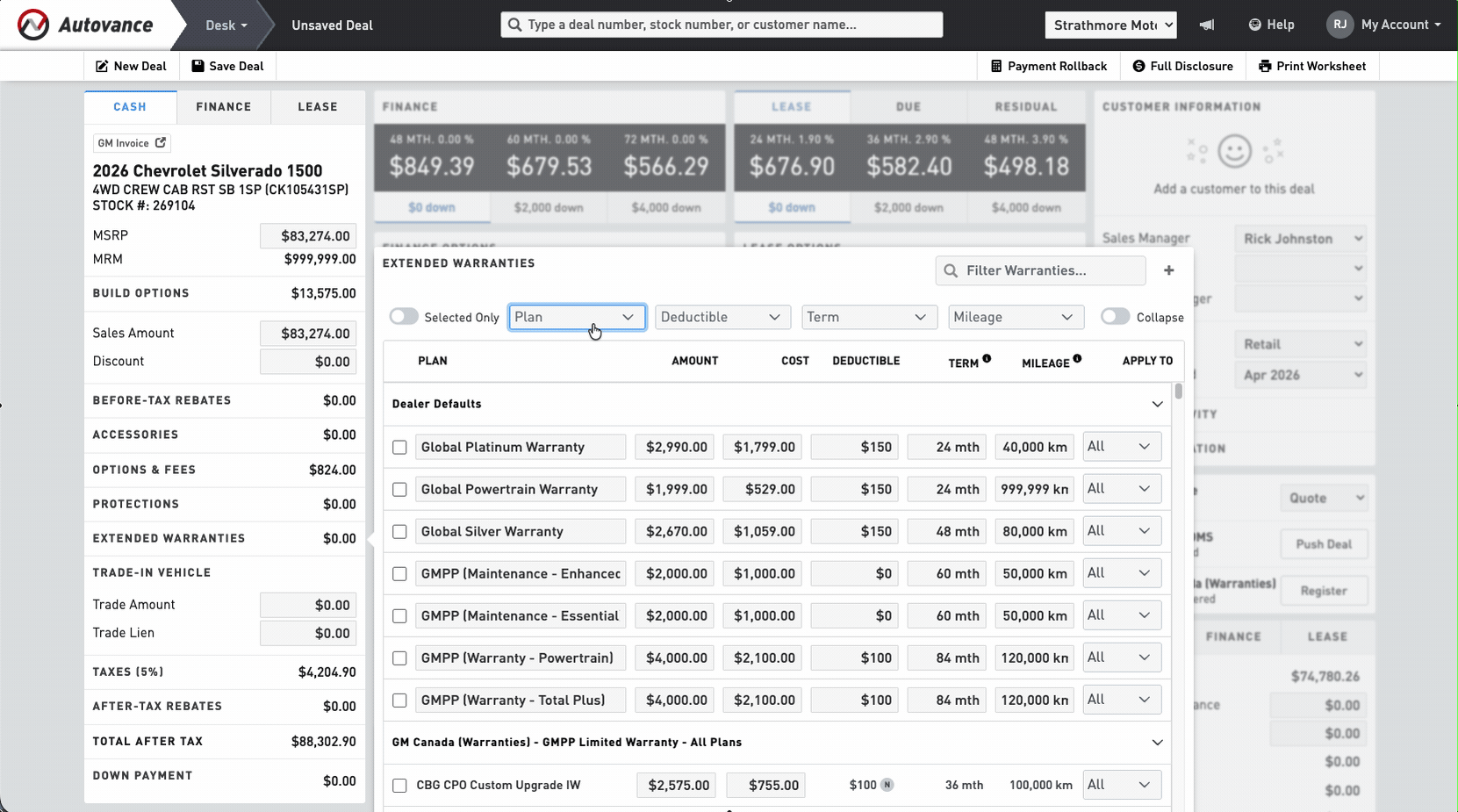 GMPP integration in Autovance